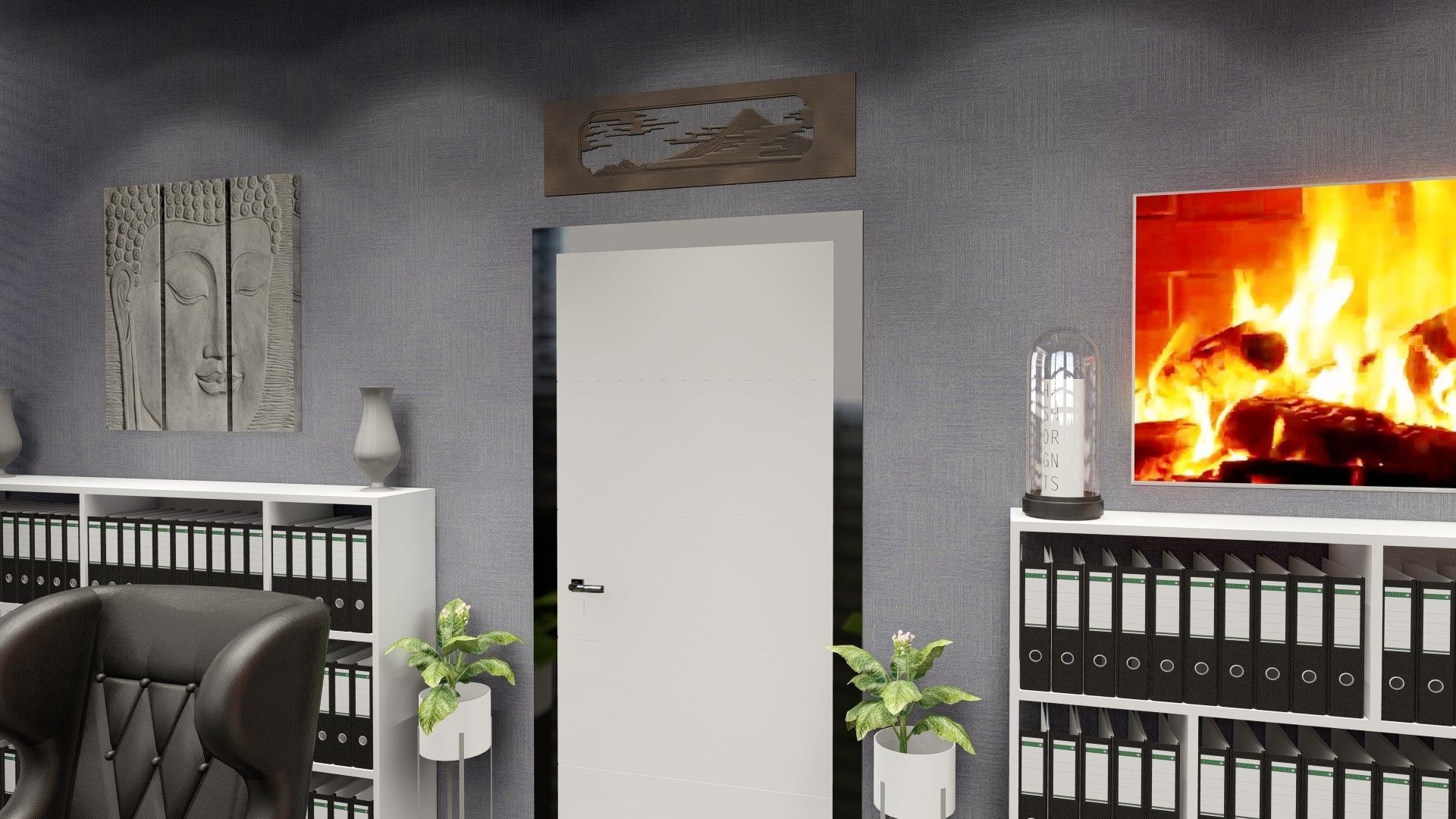 OFFICE DESIGN Free 3D model_32