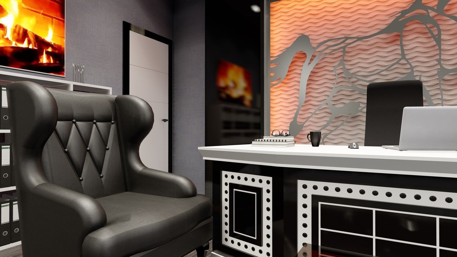 OFFICE DESIGN Free 3D model_36