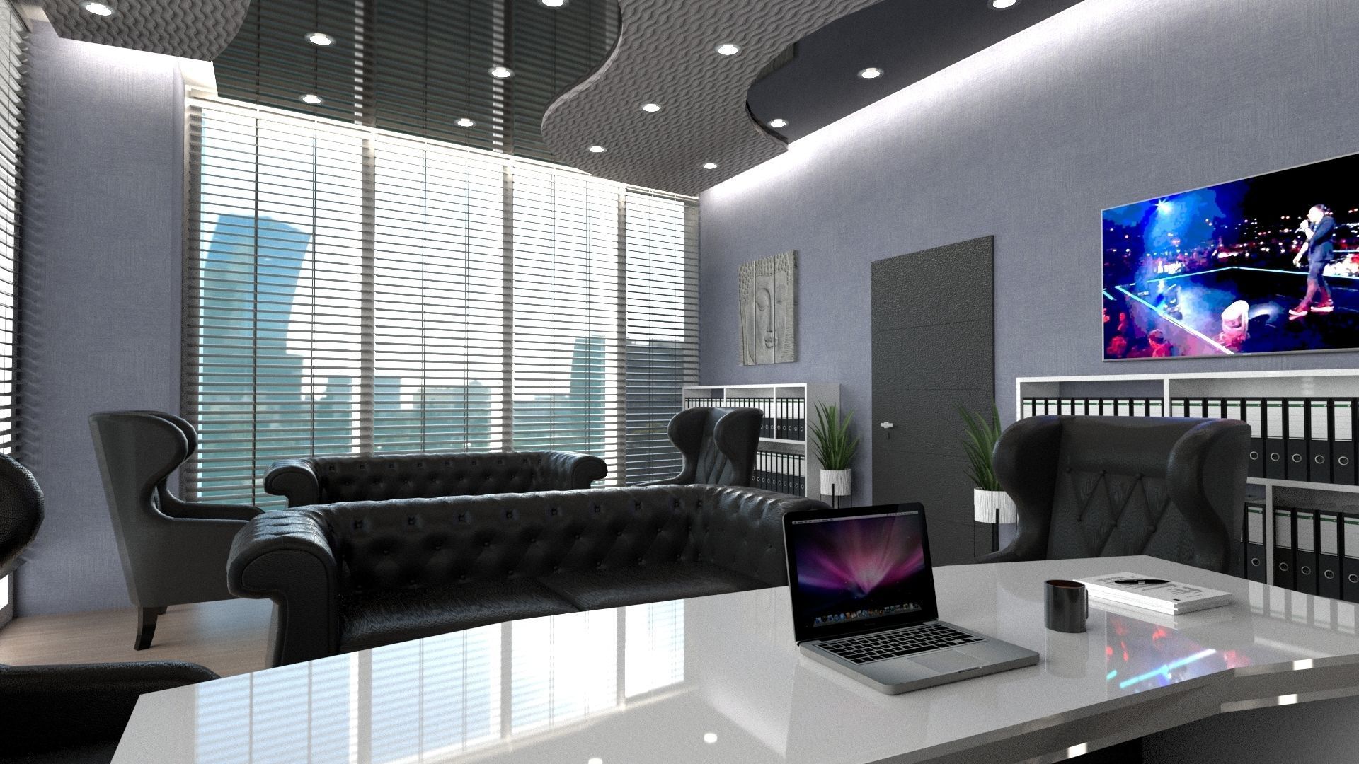 OFFICE DESIGN Free 3D model_43