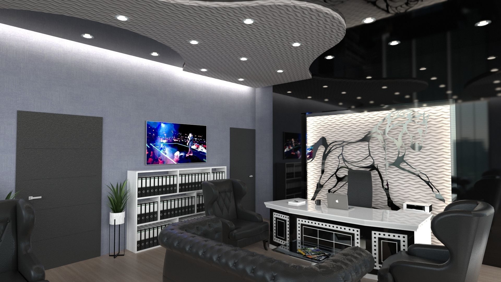 OFFICE DESIGN Free 3D model_25