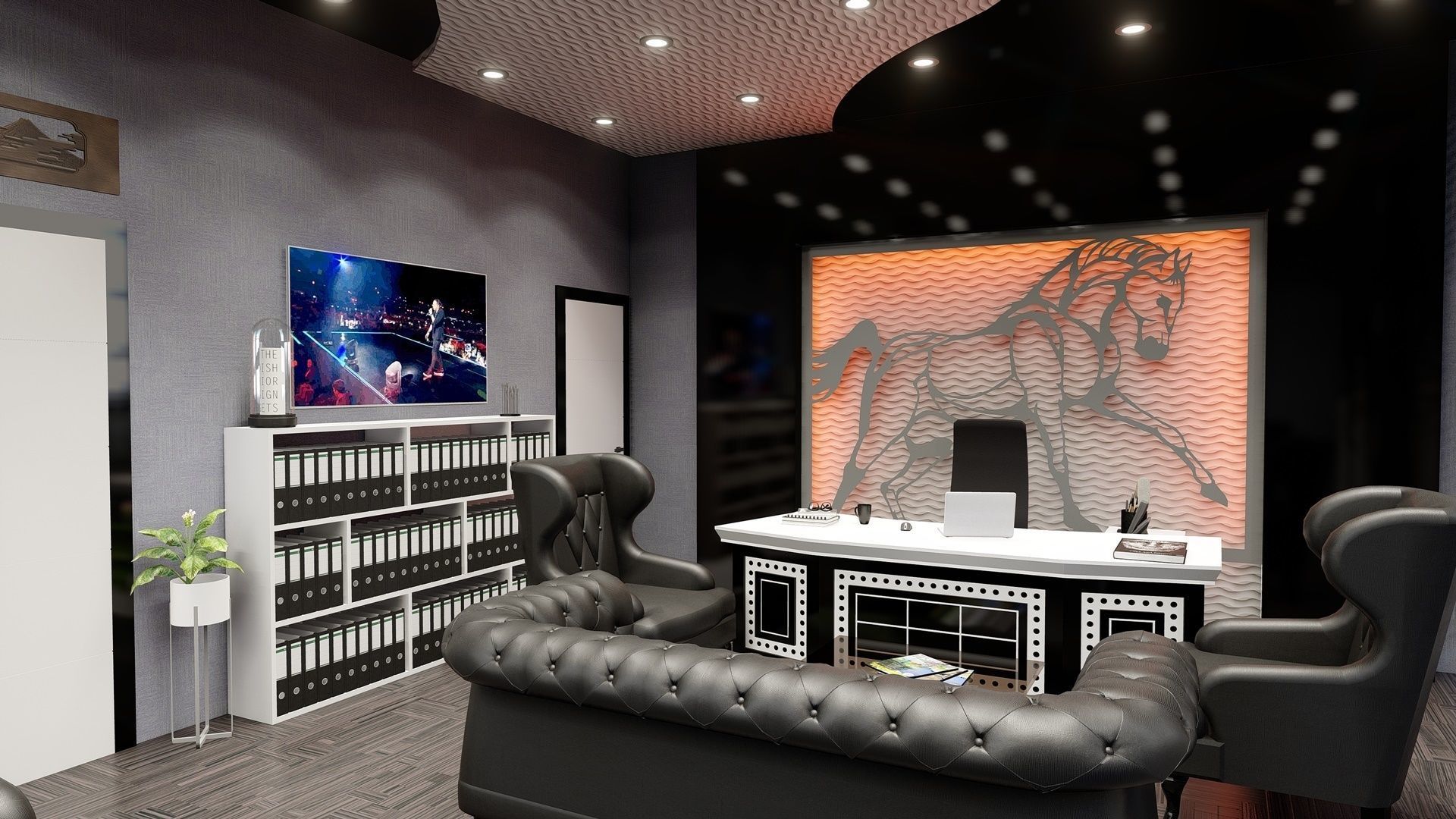 OFFICE DESIGN Free 3D model_26