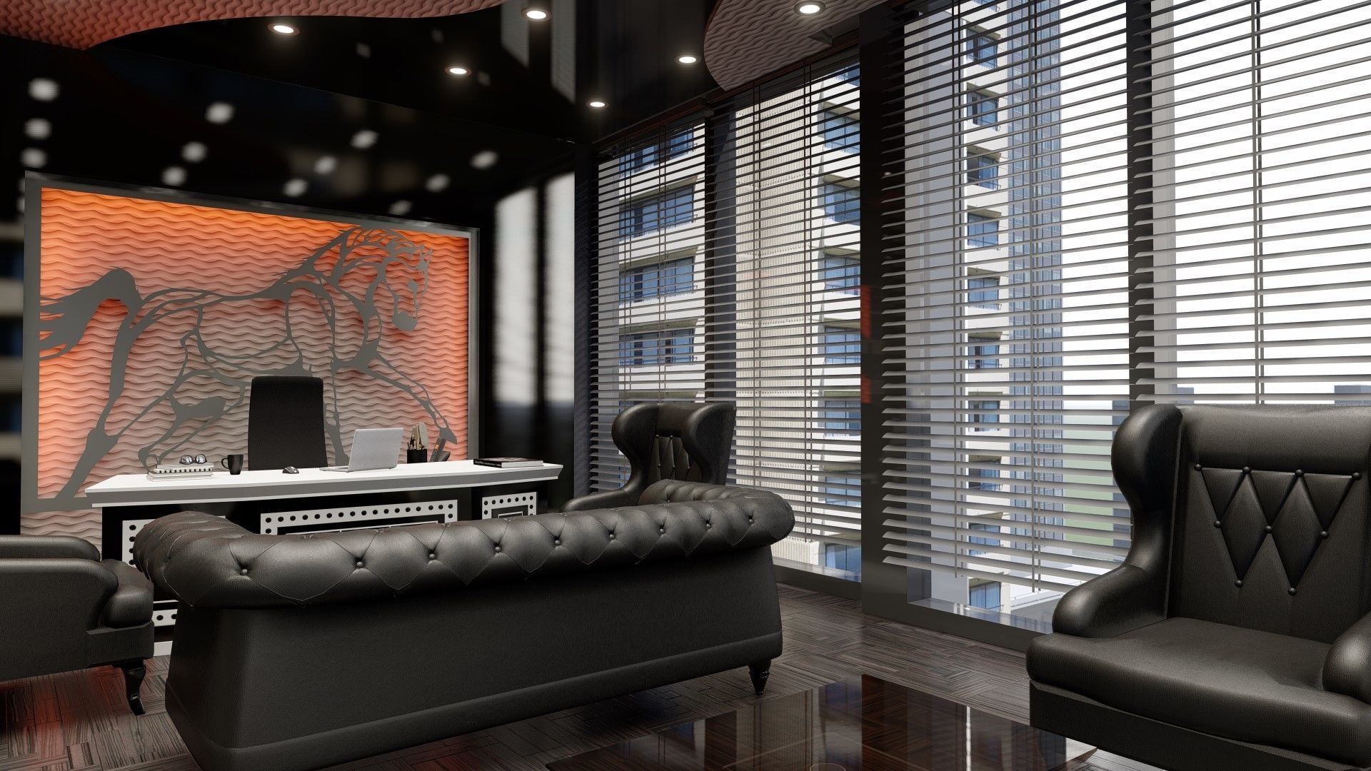 OFFICE DESIGN Free 3D model_35