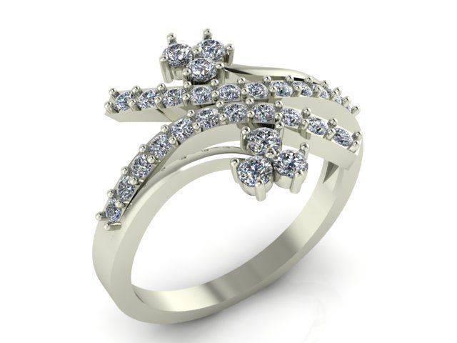 Collection 3d Ring Jewellery Models bulk 3D print model_54