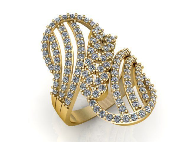 Collection 3d Ring Jewellery Models bulk 3D print model_74