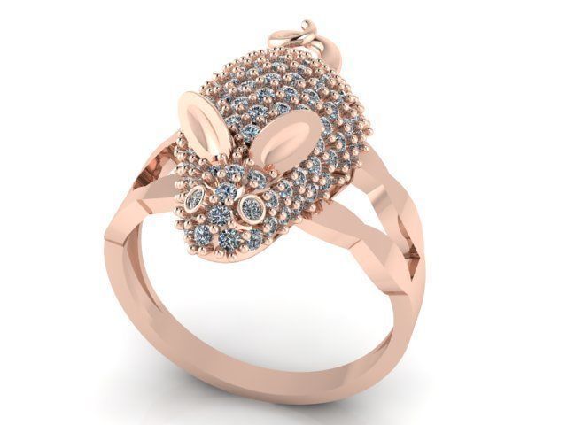 Collection 3d Ring Jewellery Models bulk 3D print model_94