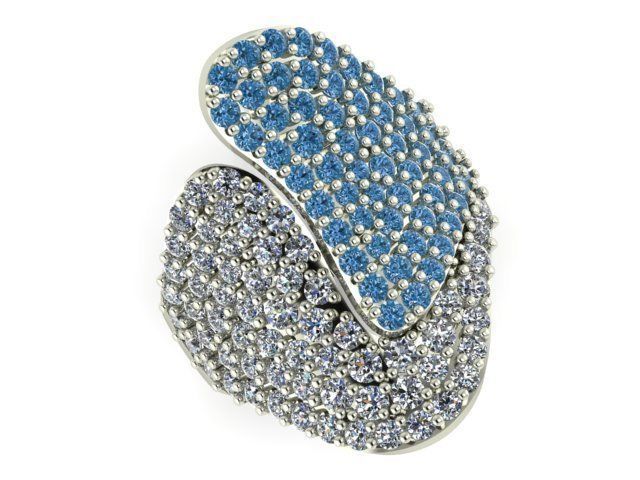 Collection 3d Ring Jewellery Models bulk 3D print model_44