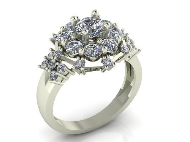 Collection 3d Ring Jewellery Models bulk 3D print model_60