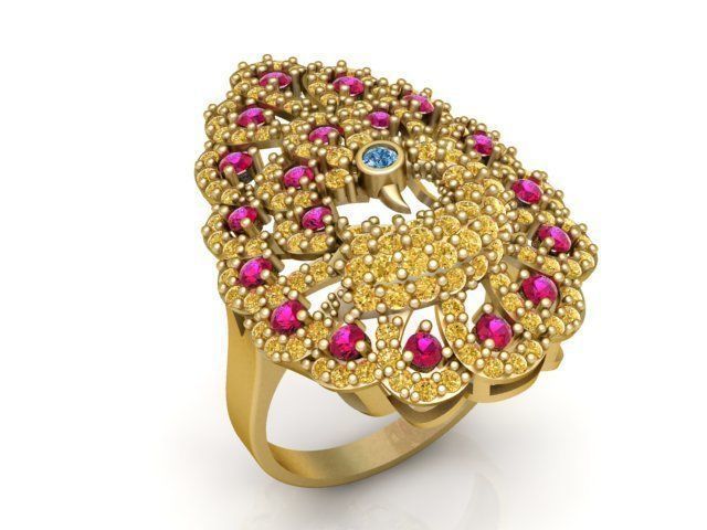 Collection 3d Ring Jewellery Models bulk 3D print model_21