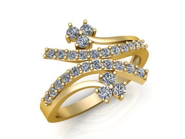 Collection 3d Ring Jewellery Models bulk 3D print model_50