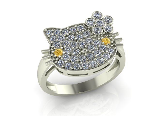 Collection 3d Ring Jewellery Models bulk 3D print model_39