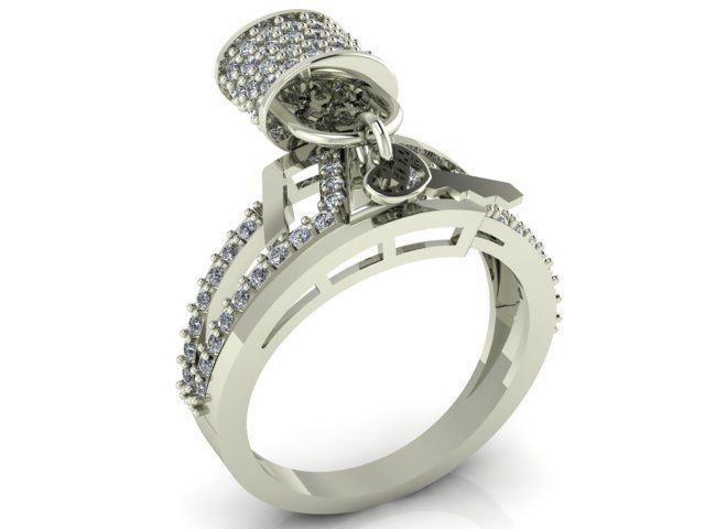 Collection 3d Ring Jewellery Models bulk 3D print model_16