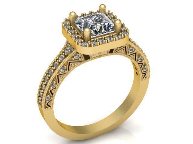 Collection 3d Ring Jewellery Models bulk 3D print model_58