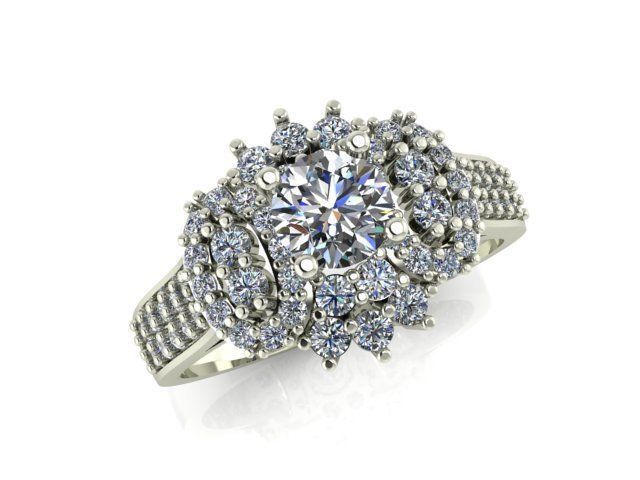 Collection 3d Ring Jewellery Models bulk 3D print model_87