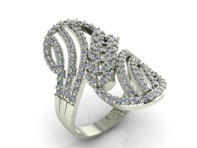 Collection 3d Ring Jewellery Models bulk 3D print model_62