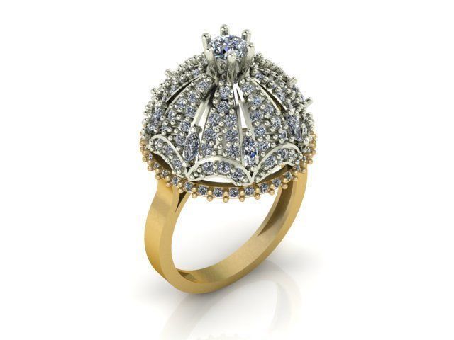 Collection 3d Ring Jewellery Models bulk 3D print model_47