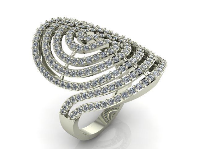 Collection 3d Ring Jewellery Models bulk 3D print model_92