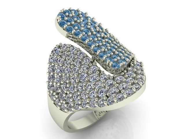 Collection 3d Ring Jewellery Models bulk 3D print model_73