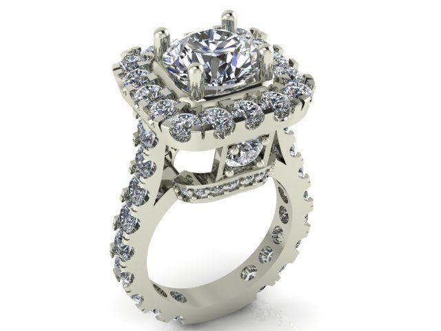 Collection 3d Ring Jewellery Models bulk 3D print model_90