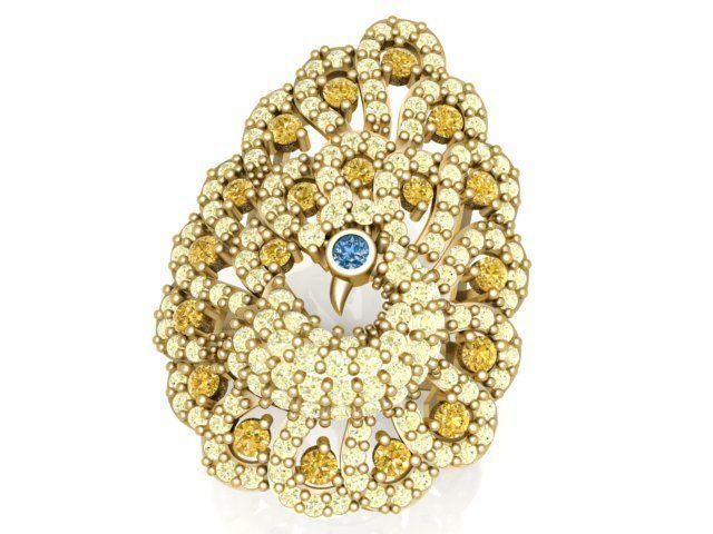 Collection 3d Ring Jewellery Models bulk 3D print model_69