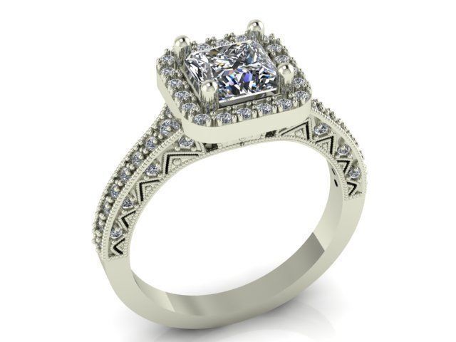 Collection 3d Ring Jewellery Models bulk 3D print model_81