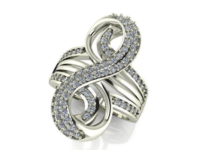 Collection 3d Ring Jewellery Models bulk 3D print model_77