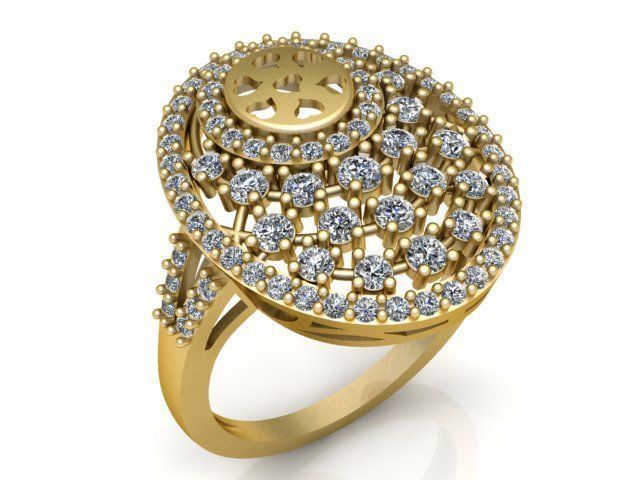 Collection 3d Ring Jewellery Models bulk 3D print model_66