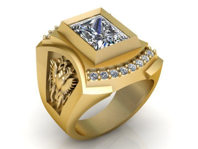 Collection 3d Ring Jewellery Models bulk 3D print model_82