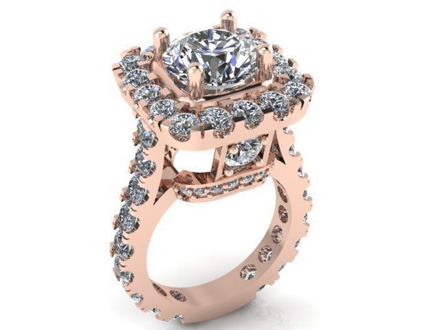 Collection 3d Ring Jewellery Models bulk 3D print model_89