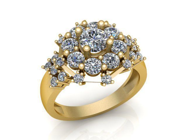 Collection 3d Ring Jewellery Models bulk 3D print model_85