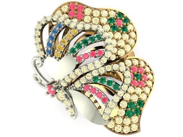 Collection 3d Ring Jewellery Models bulk 3D print model_35