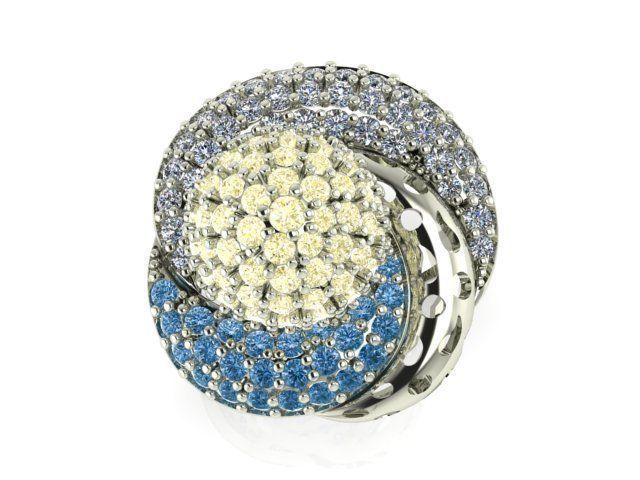 Collection 3d Ring Jewellery Models bulk 3D print model_46