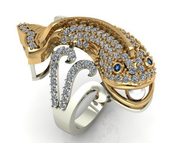 Collection 3d Ring Jewellery Models bulk 3D print model_80