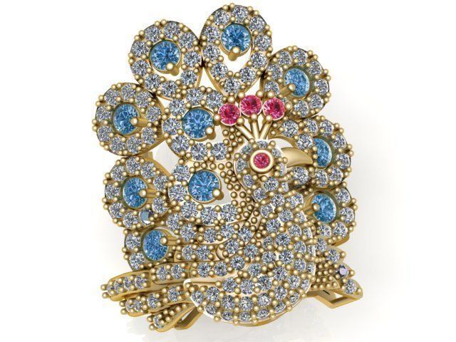 Collection 3d Ring Jewellery Models bulk 3D print model_86