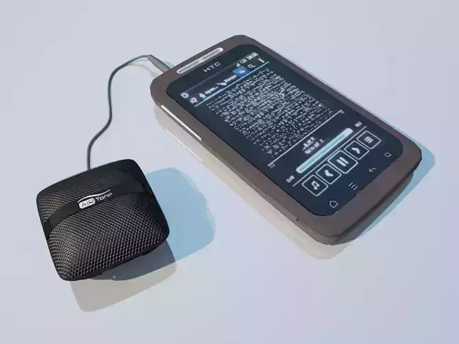 Portable audio system 3D model