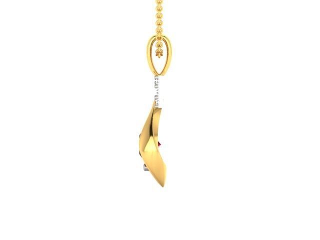 Women pendant 3dm render detail 3D print model_3