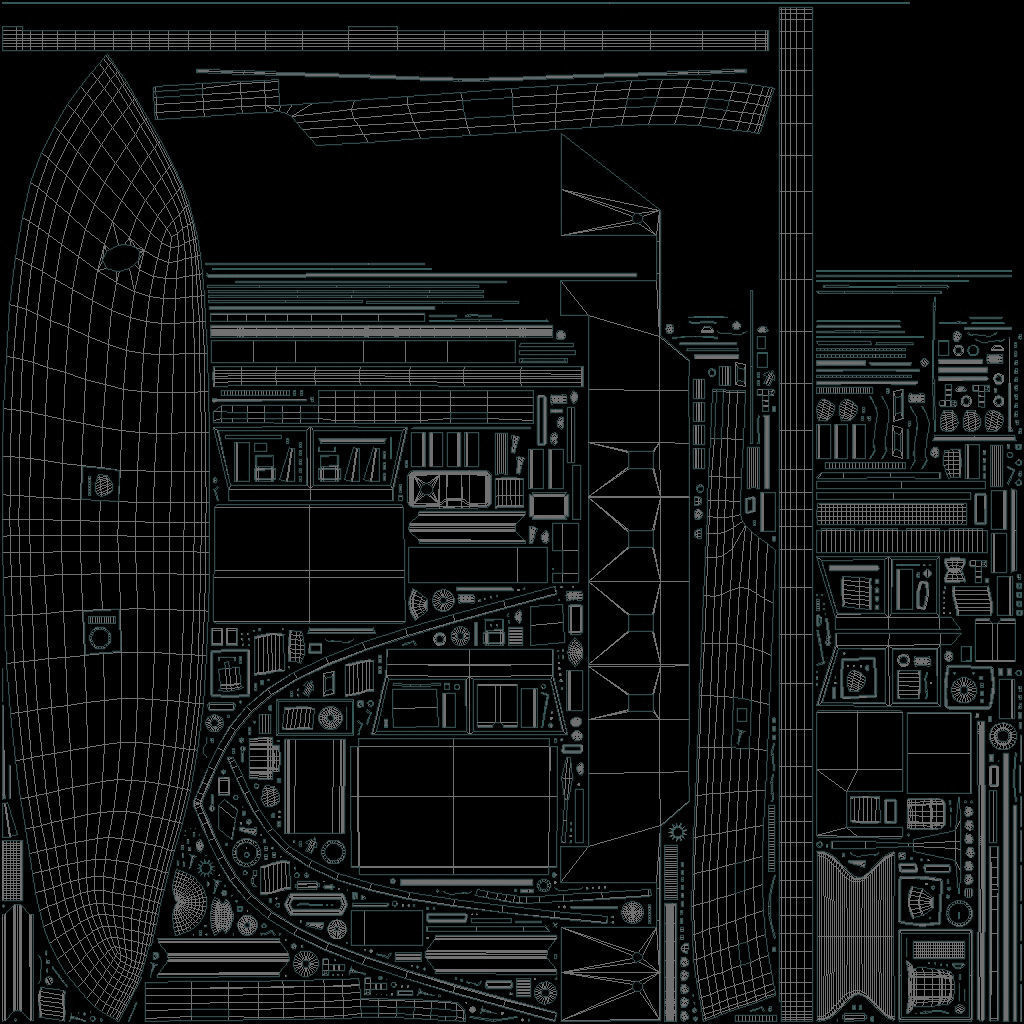 Rusted abandoned tug boat 3D model_13