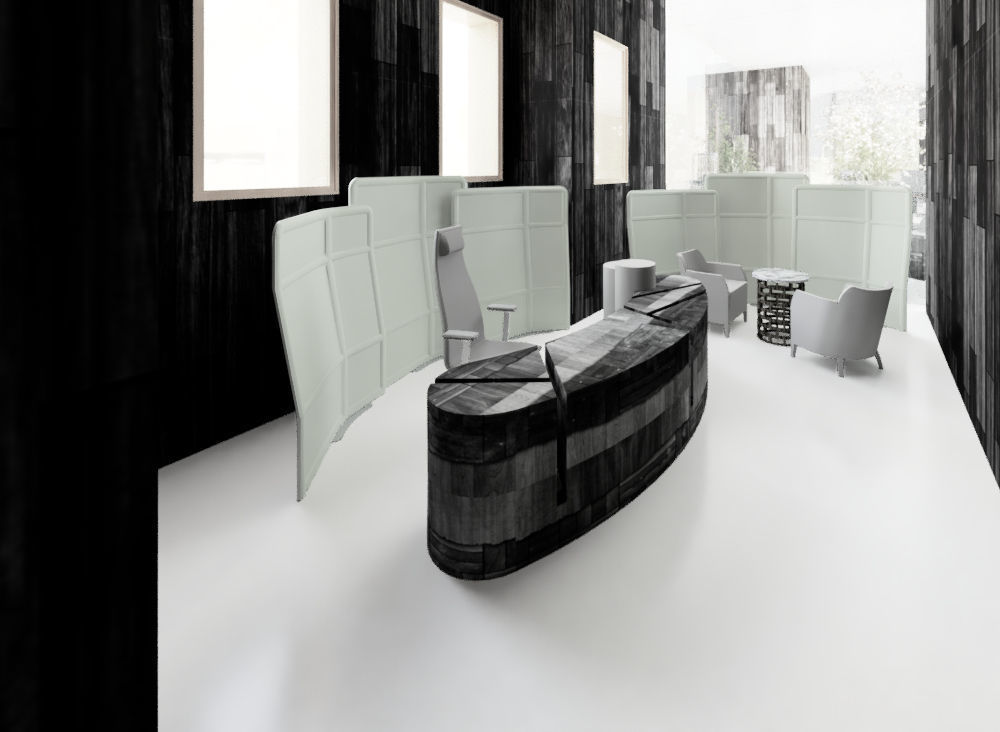 Revit Office building interior design 3D model_9