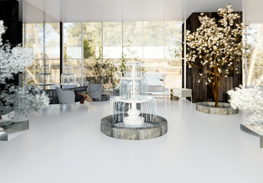 Revit Office building interior design 3D model_5