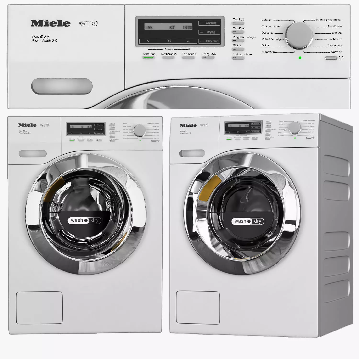 Miele washing machine 3D model