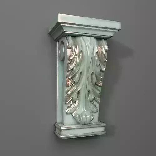 Corbel ornamental on wall