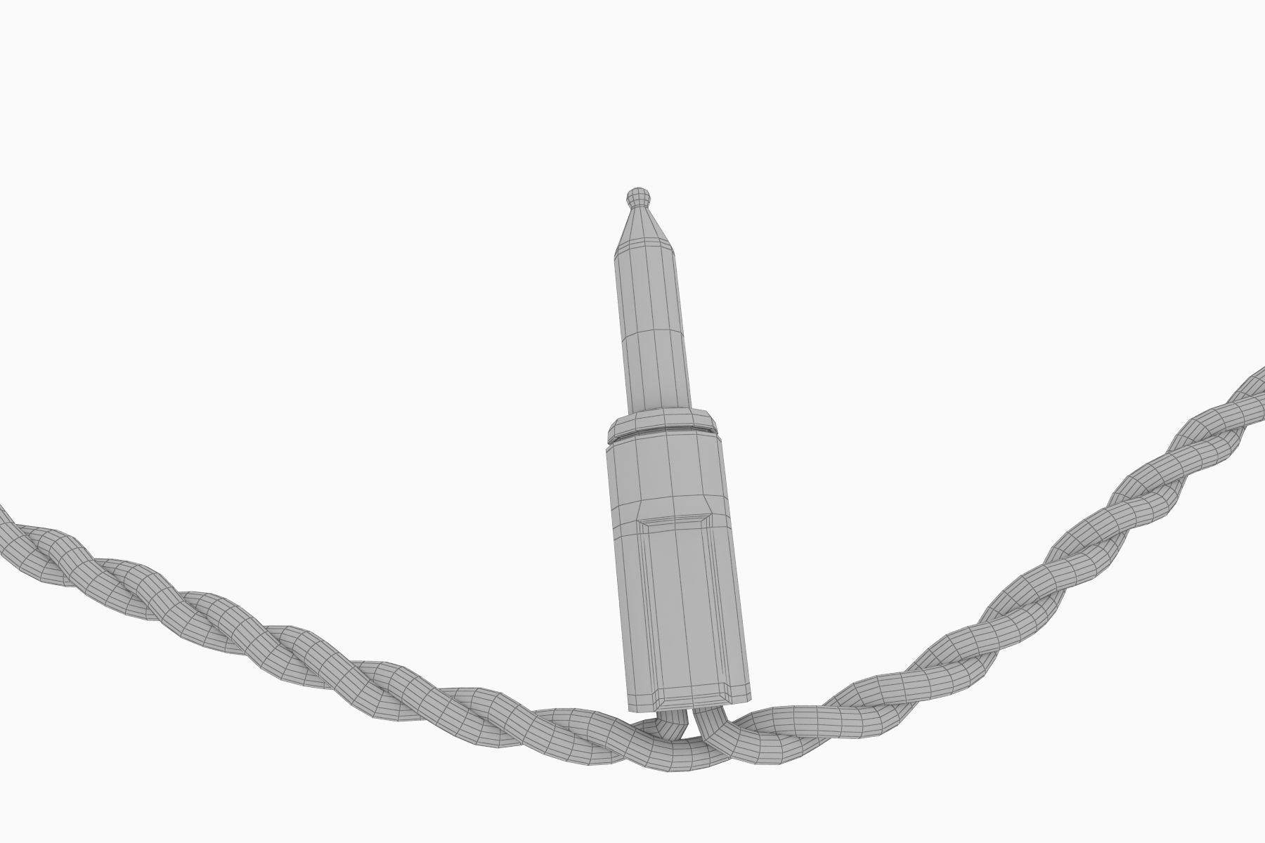 Strings Christmas Light V4 Low-poly 3D model_10