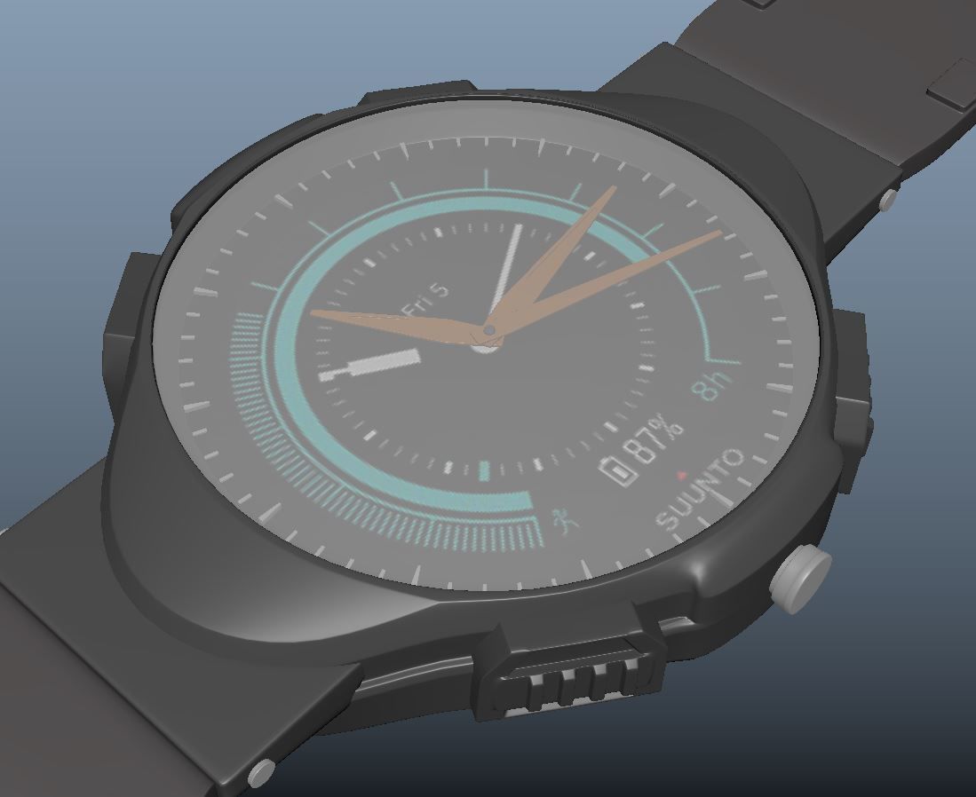 Hand Watch 3D model_3