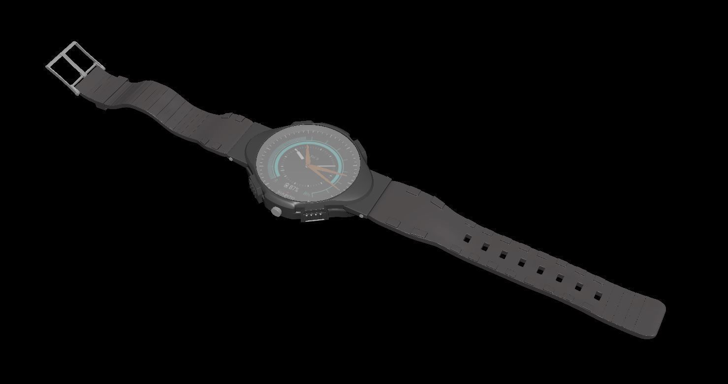 Hand Watch 3D model_4