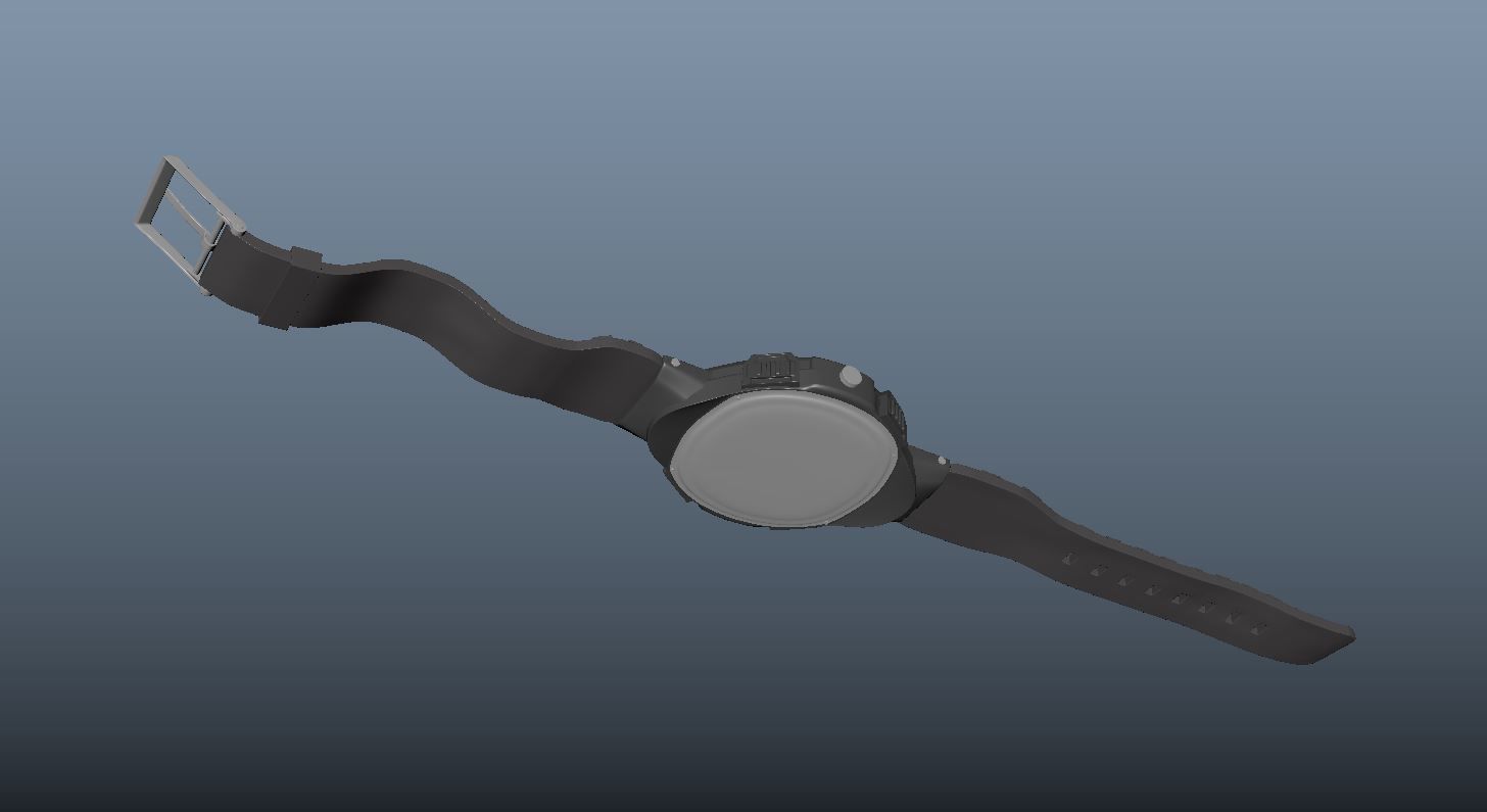 Hand Watch 3D model_2