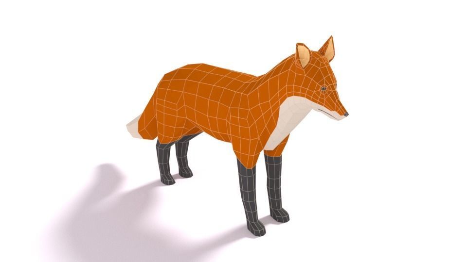 Low Poly Forest Animals Pack 3D Model Collection_10
