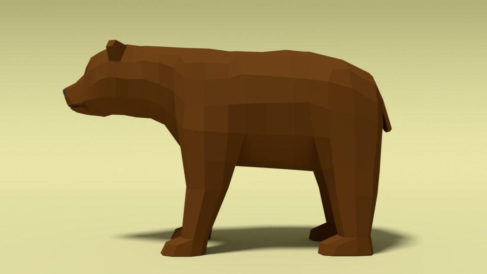 Low Poly Forest Animals Pack 3D Model Collection_18