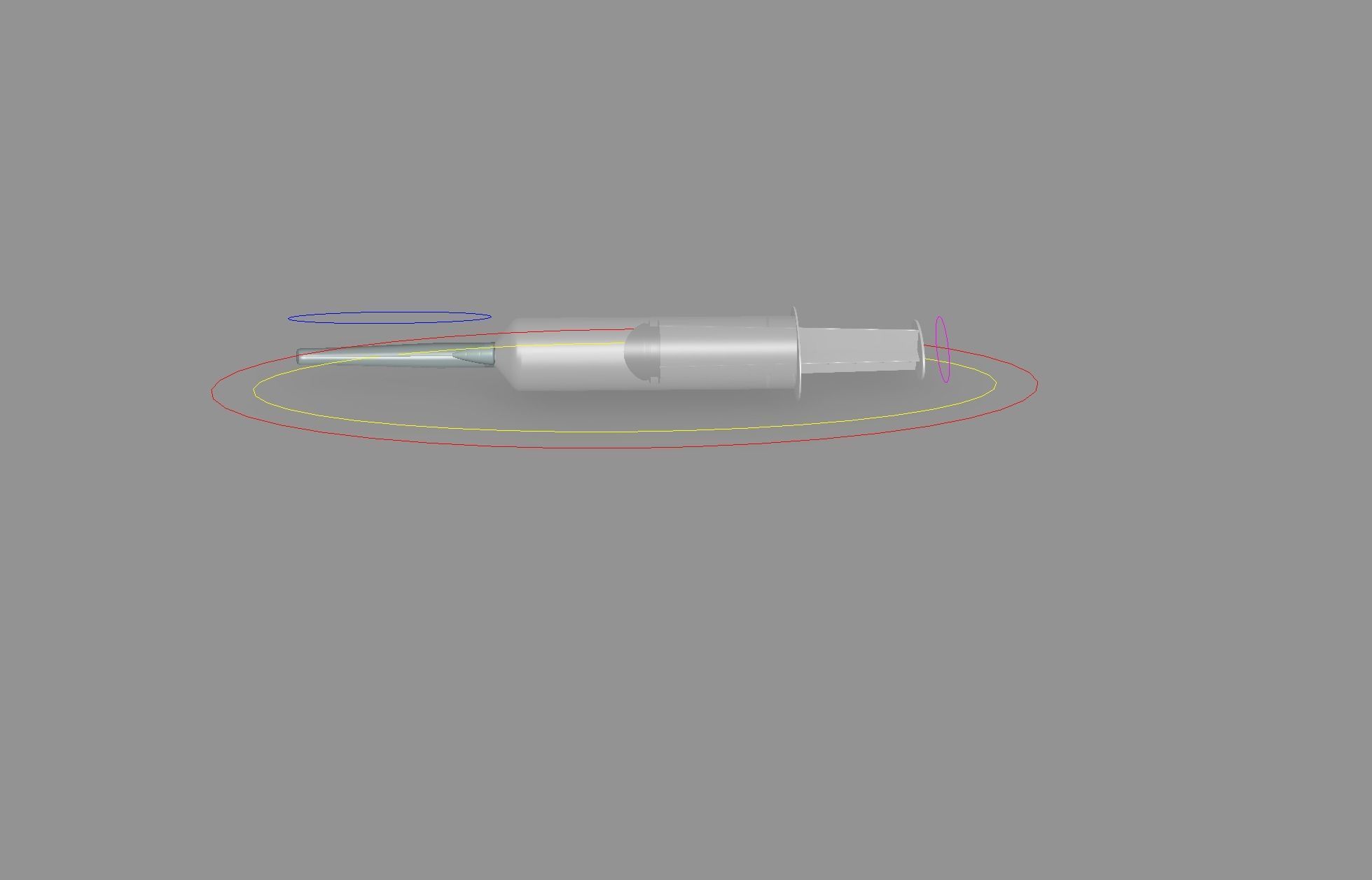 syringe injection 3D model_1