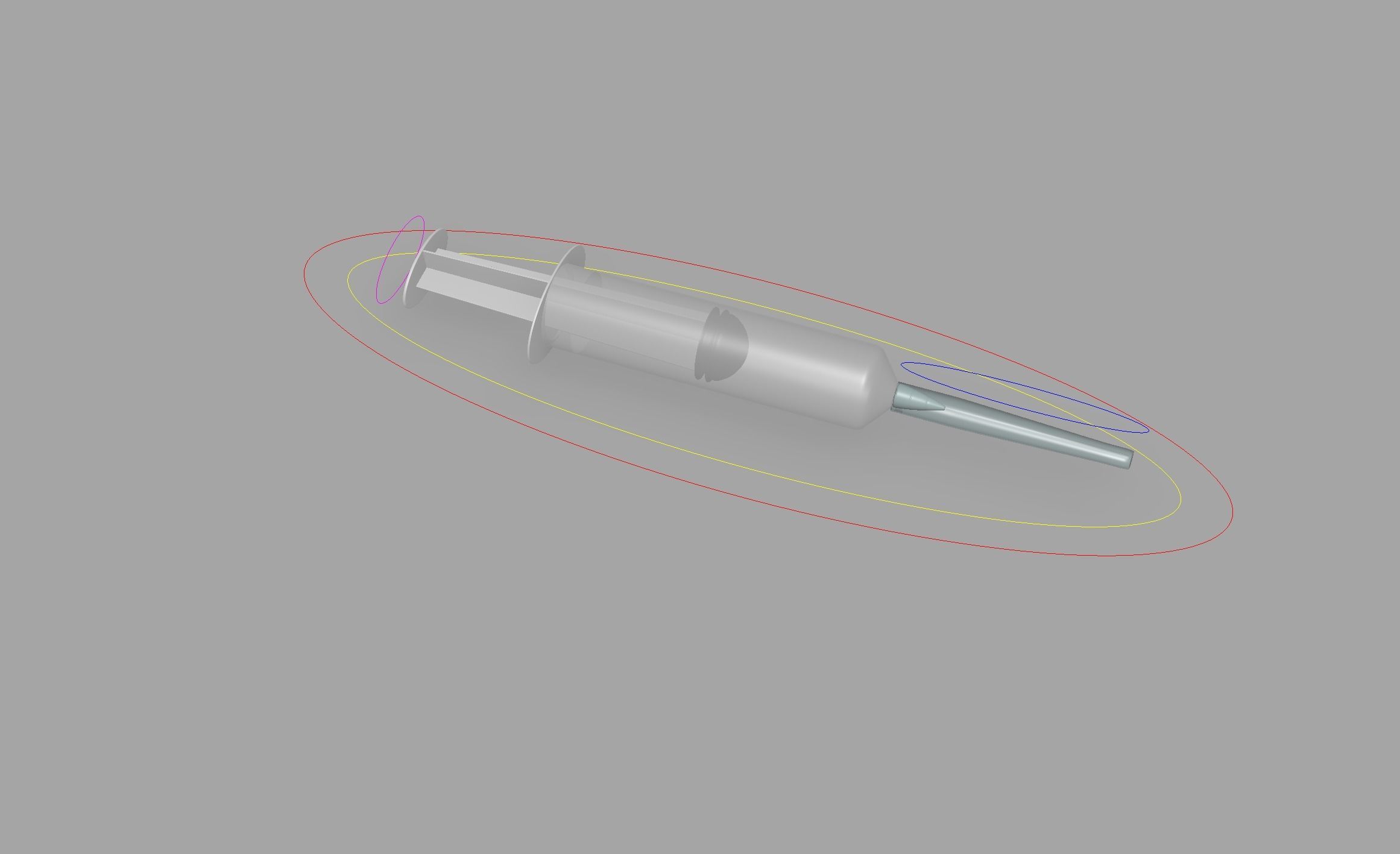 syringe injection 3D model_2
