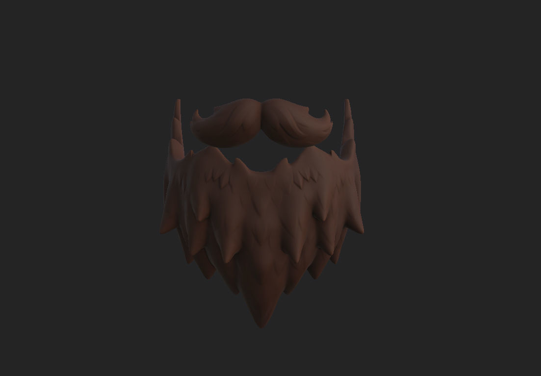 Beard 3D model_13