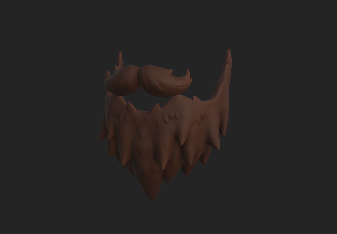 Beard 3D model_10